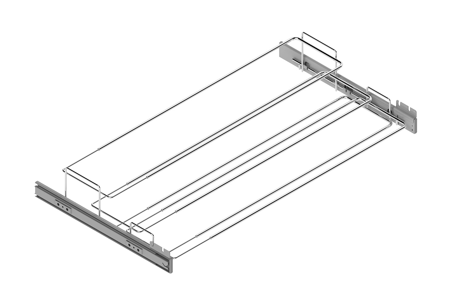 Uittrekbaar schoenenrek - basic - 450-650mm