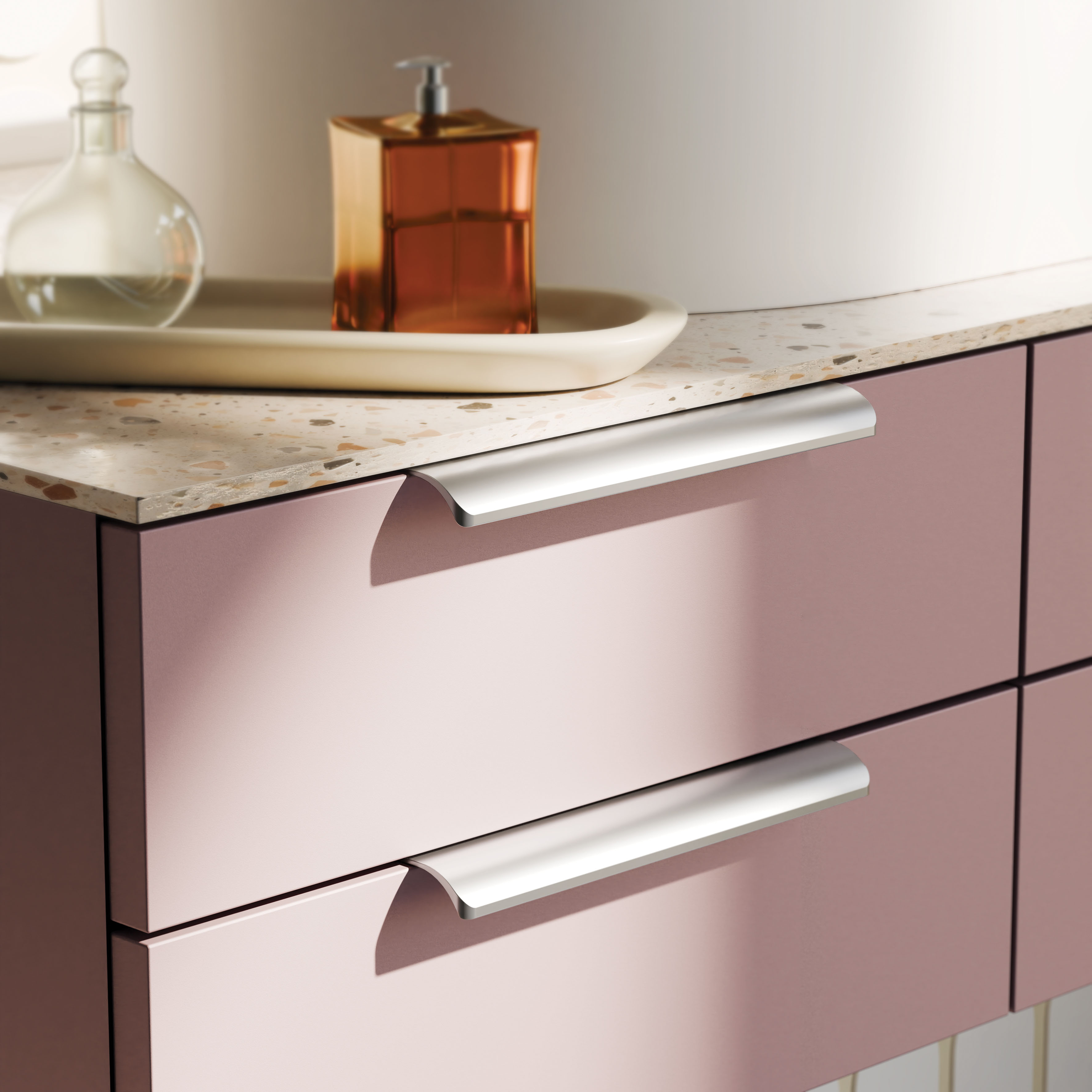 Metalen hoekgreep - Sonore - aluminium