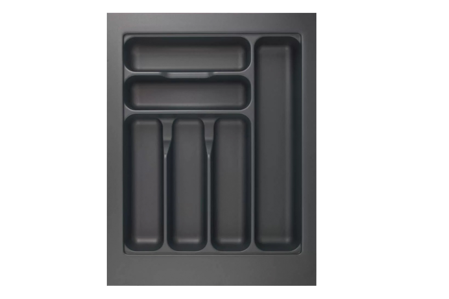 Antraciete Hettich Orgatray bestekbak - 351-400mm breed - 441-520mm diep