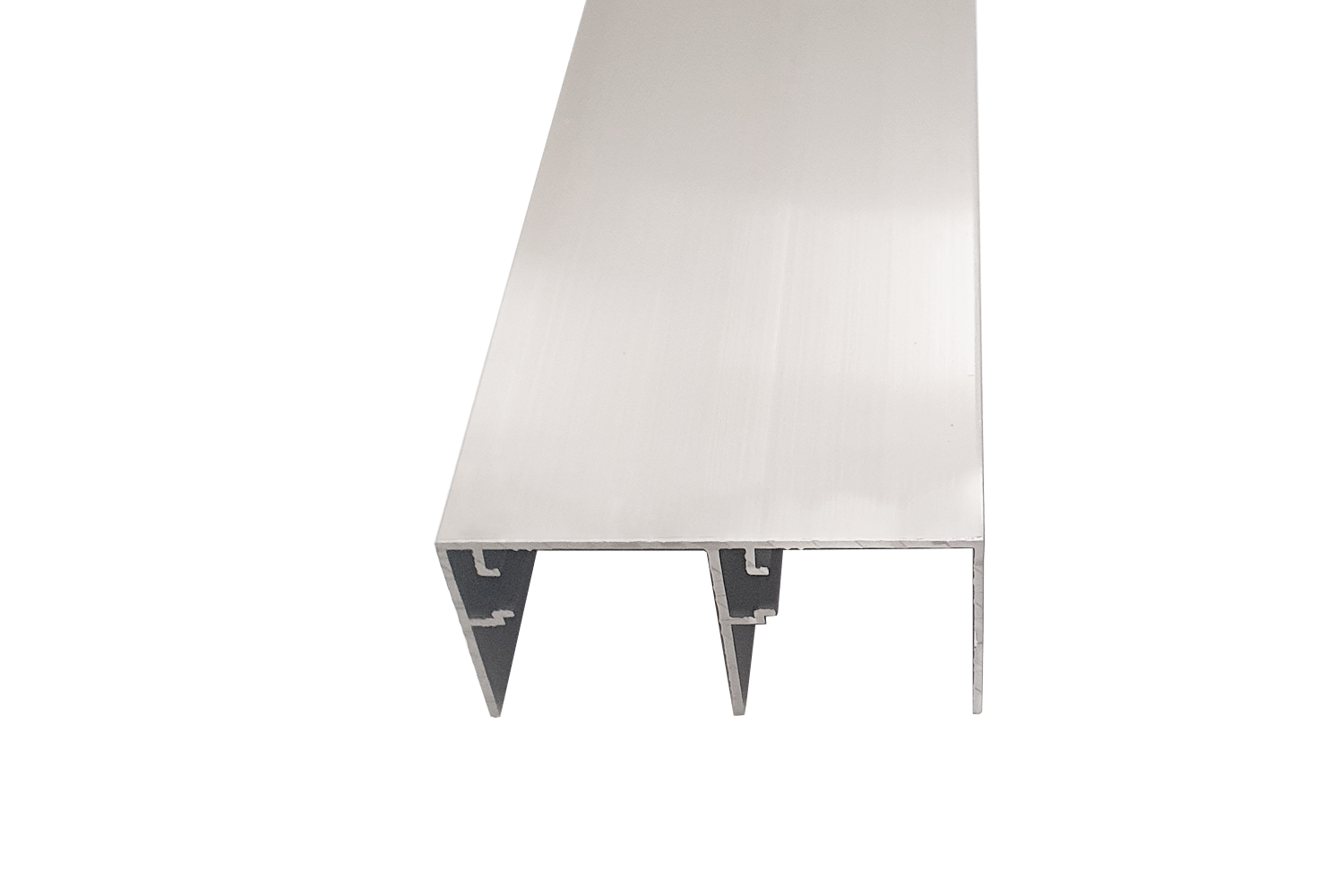 Bovenrail - voor Junior 6 - 5100mm - aluminium - mat-zilver