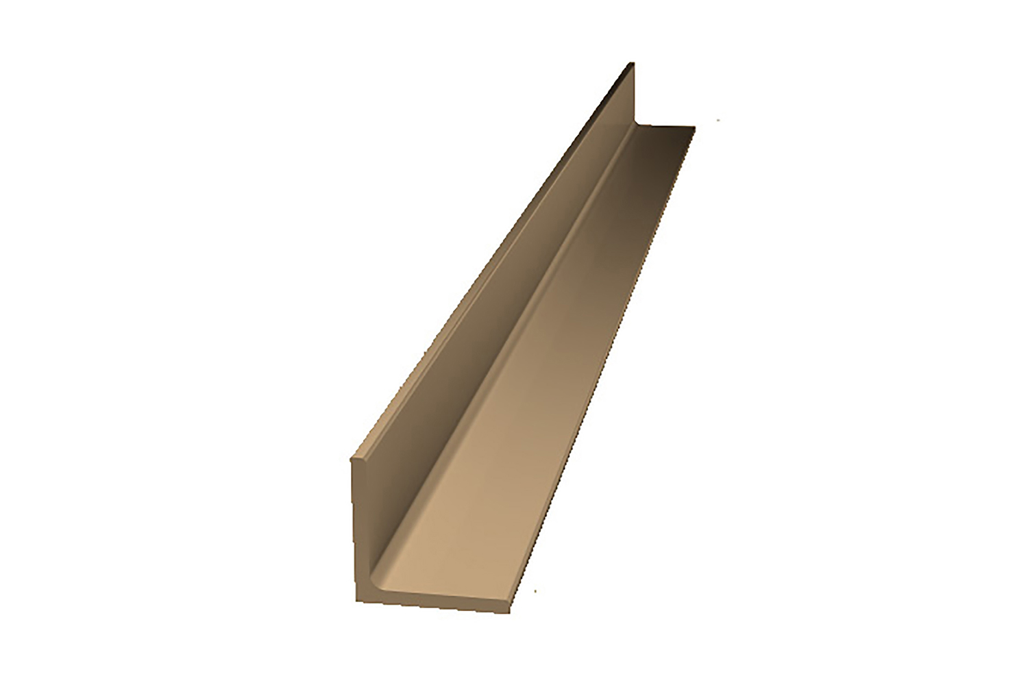Afwerkprofiel - voor Junior 2S - 2000mm - aluminium - brons