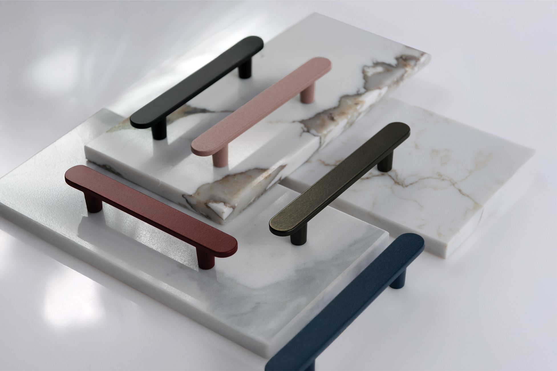 Metalen handgreep - Ferro - mat zwart