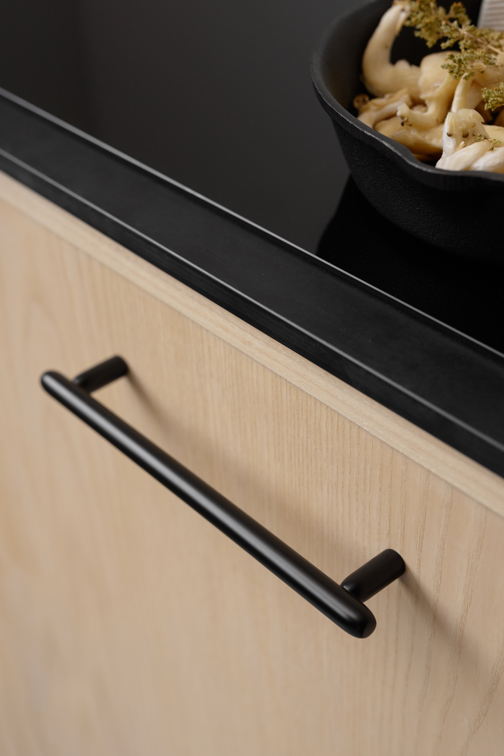 Metalen handgreep - Tocco - mat zwart