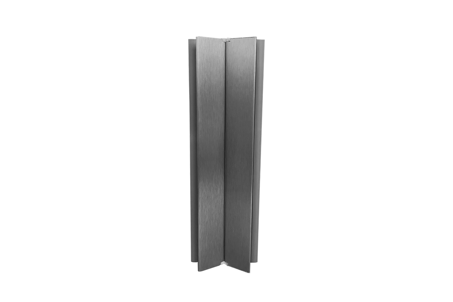 plinthoek 90 tot 135° - rvs-look