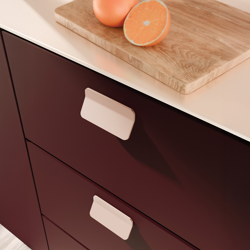 Metalen handgreep Sea - dusty pink Metalen handgreep Sea - dusty pink