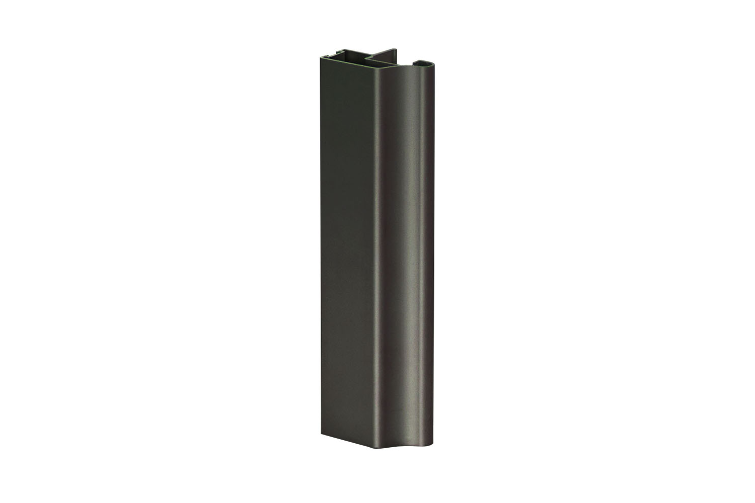 Greeplijst - Junior 2S  - glans zwart - voor 16mm panelen