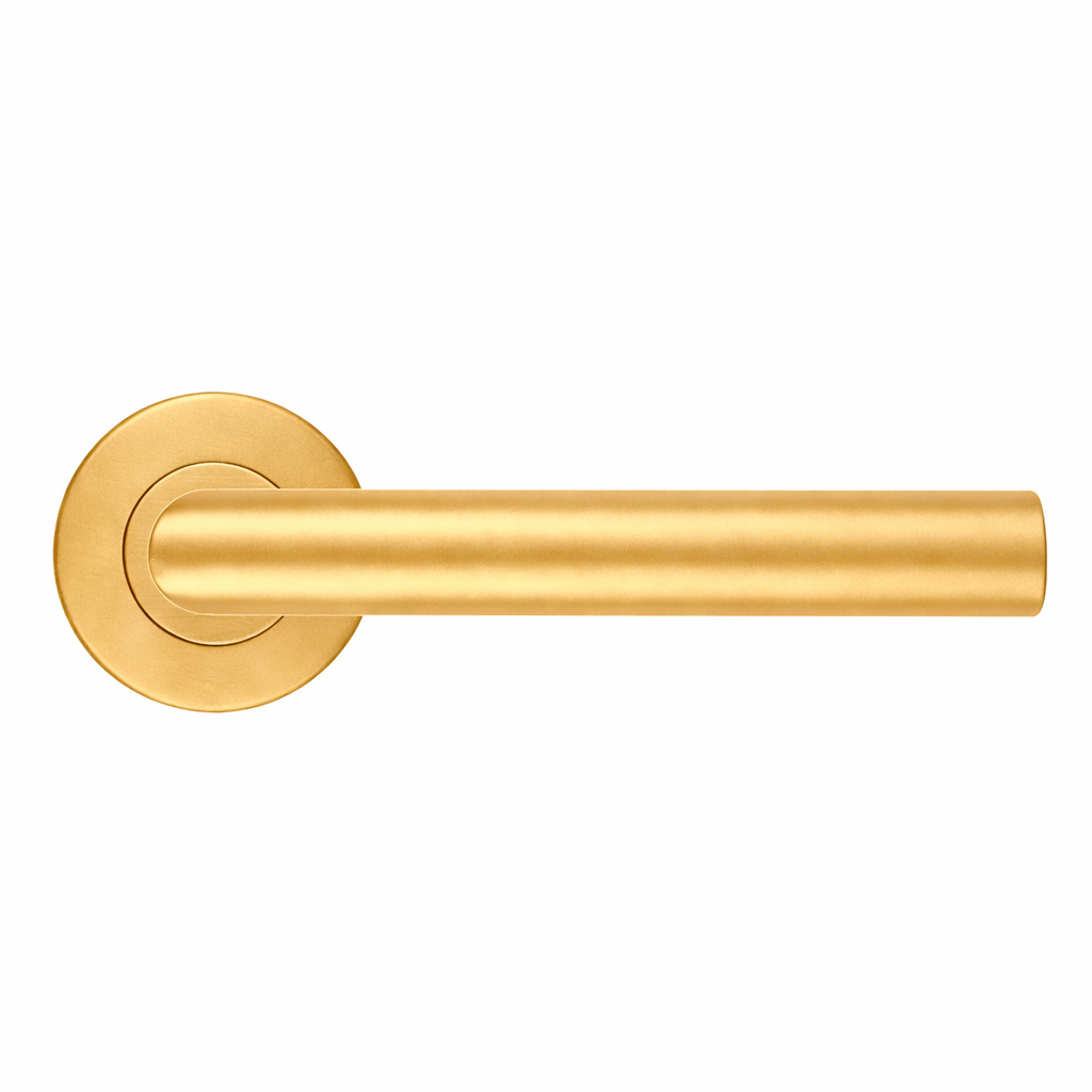 HDD deurklink Pro I Shape 19mm - mat koper