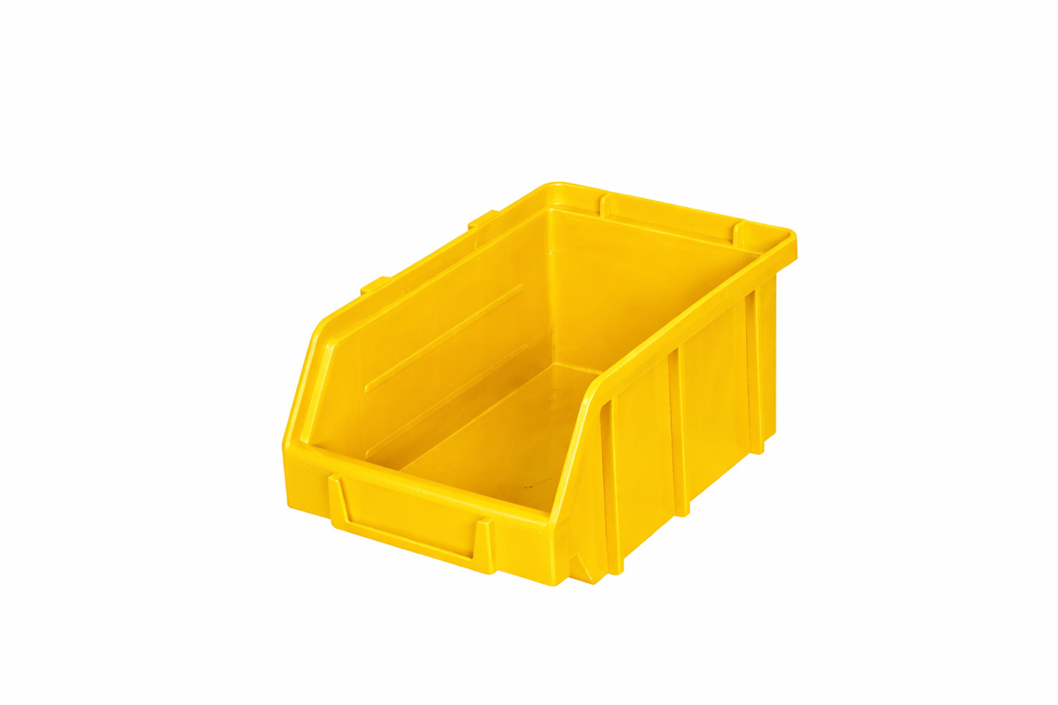 Stapelbare magazijnbak - 164x104x74mm - geel