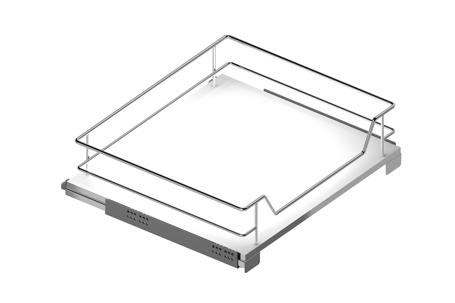 Luxe uittrekmand met melamine bodem - 500 mm