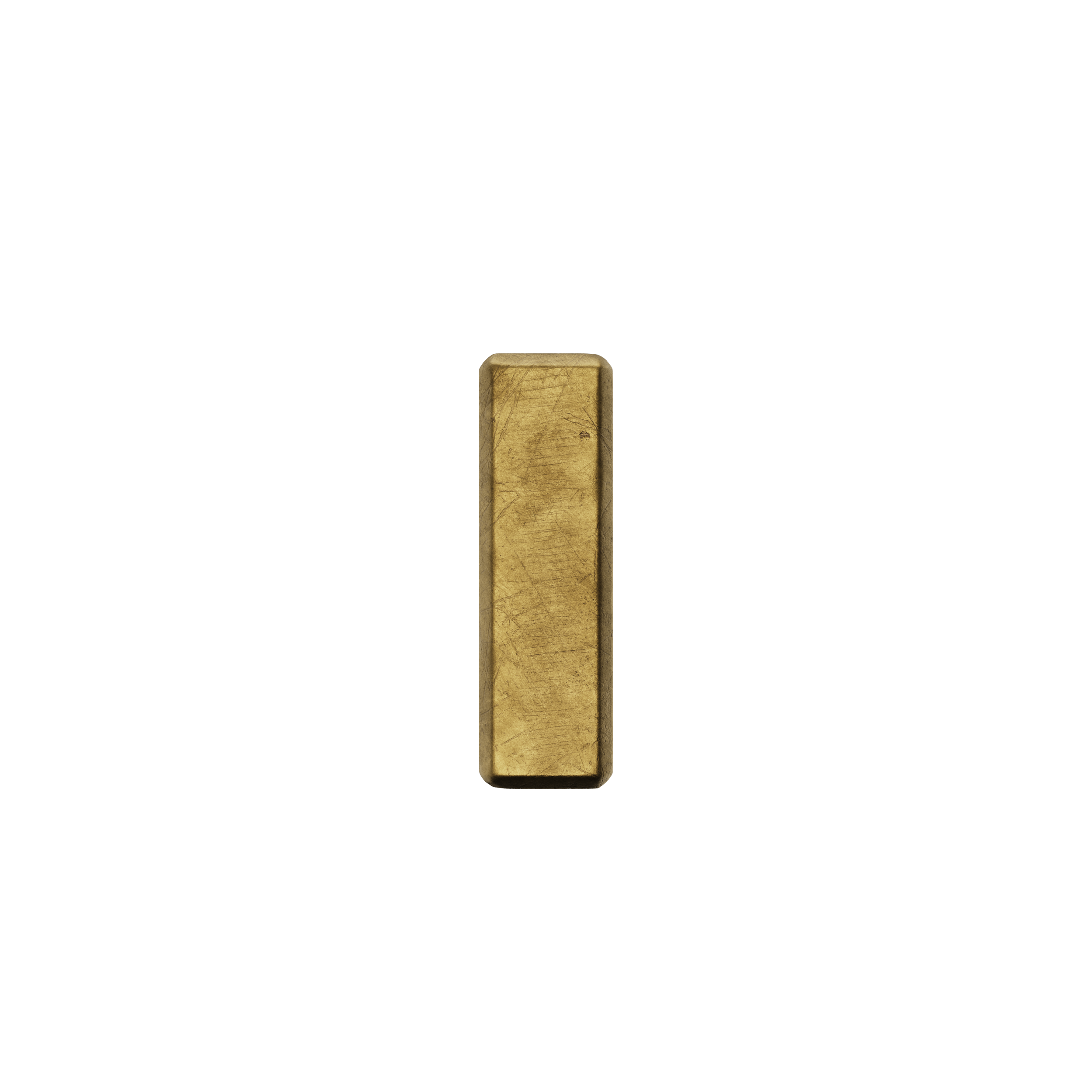 Metalen T-knop - Rock craft gold