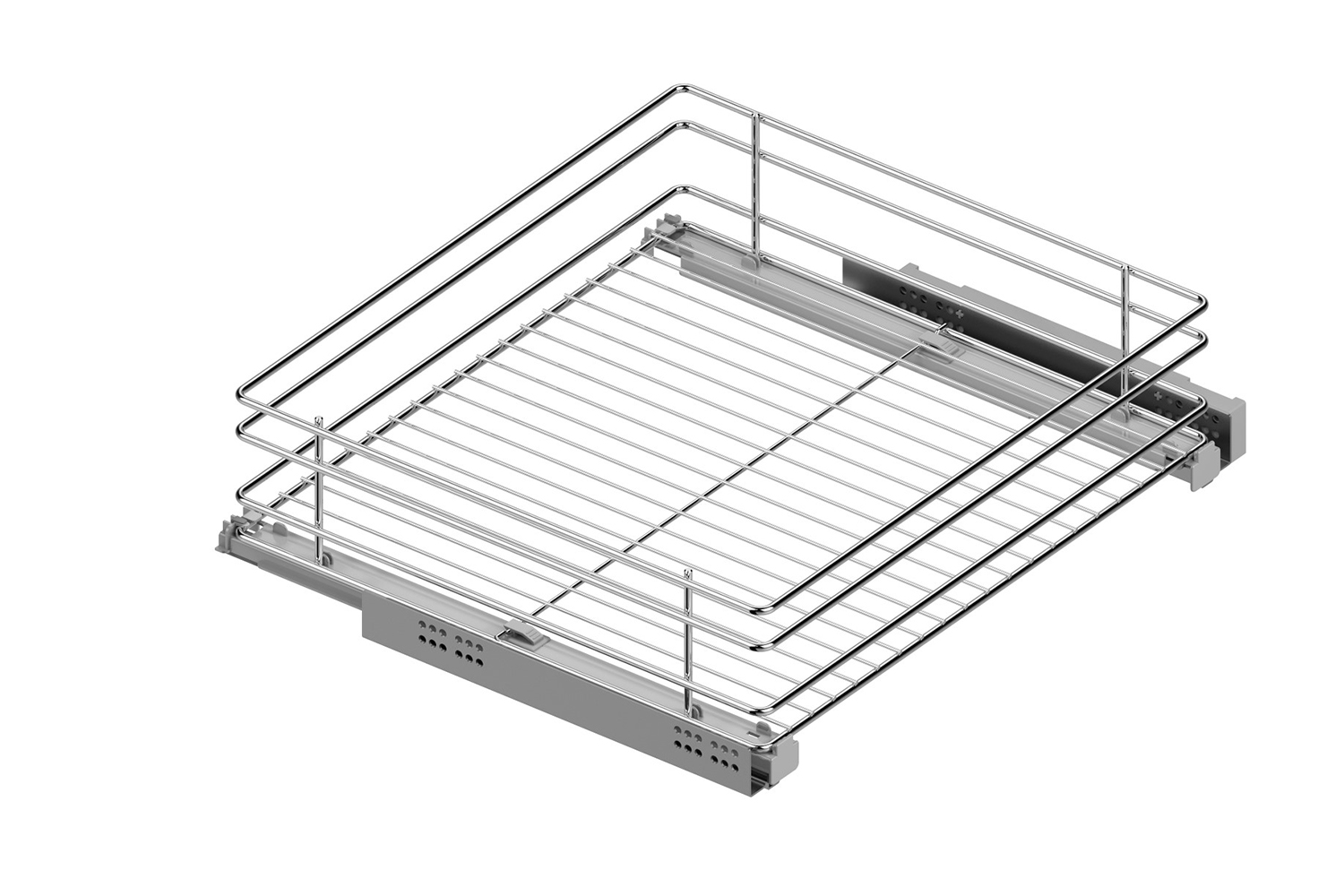 Uittrekmand van draadstaal - b: 450mm - h: 151mm
