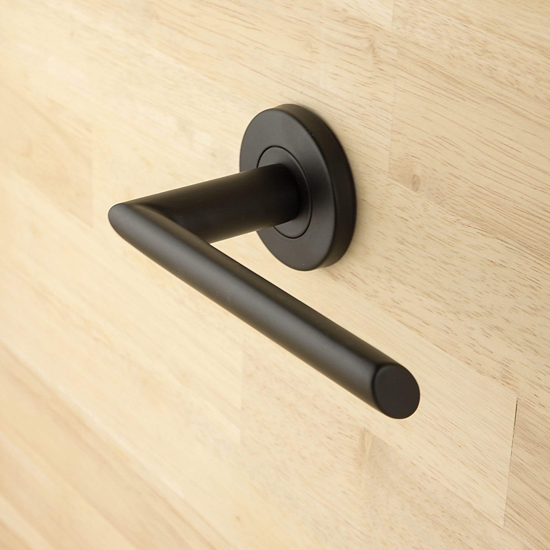 HDD deurklink Pro Ellips - zwart