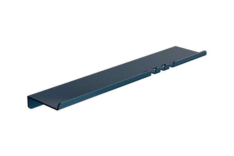 Salmo wandplank met haakjes - navy blue