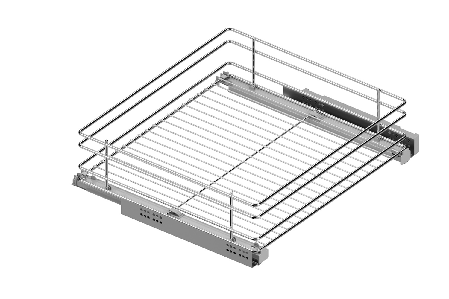 Uittrekmand van draadstaal - b: 450mm - h: 121mm