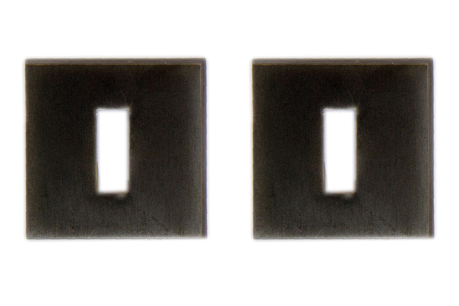 Set van 2 sleutelrozetten - vierkant - Square - carbon zwart